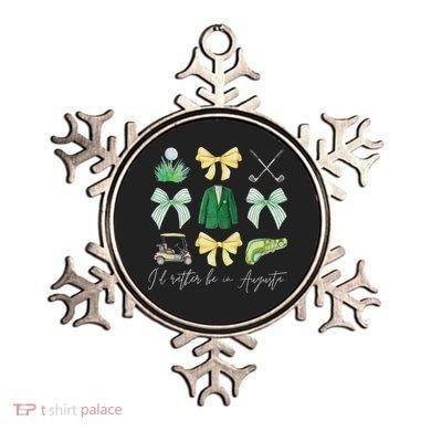 Master Let's Par Golf Tournament Coquette Bow Women Ornament