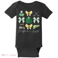 Master Let's Par Golf Tournament Coquette Bow Women Baby Bodysuit thumb 0