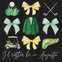 Master Let's Par Golf Tournament Coquette Bow Women Hat thumb 2