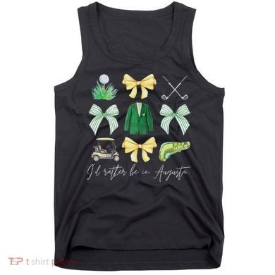 Master Let's Par Golf Tournament Coquette Bow Women Tank Top