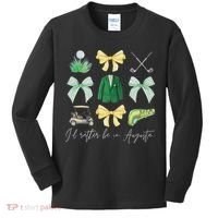 Master Let's Par Golf Tournament Coquette Bow Women Kids Long Sleeve Shirt thumb 0