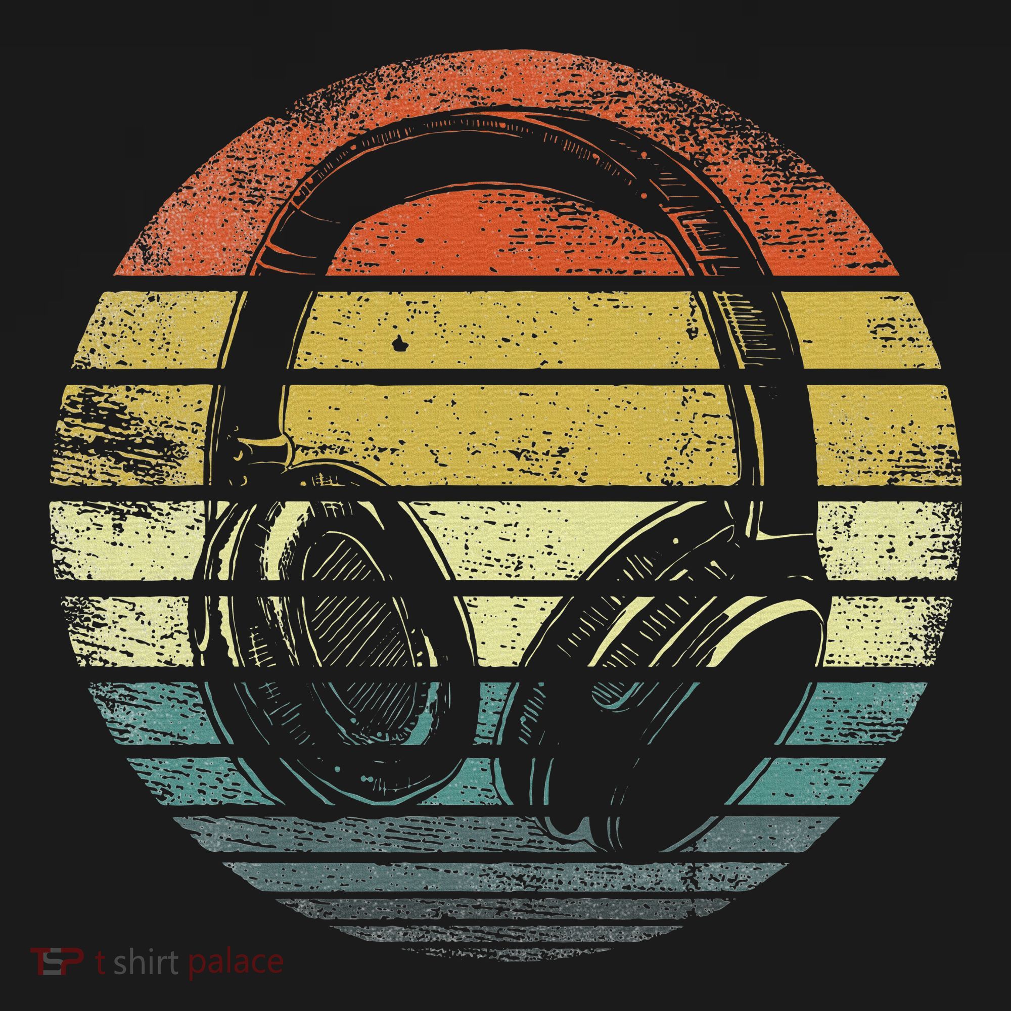 Music Lover Producer Dj Gifts Funny Retro Headphones Polo
