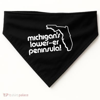 Michigans LowerEr Peninsula Apparel USA-Made Doggie Bandana