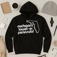 Michigans LowerEr Peninsula Apparel Hoodie thumb 3
