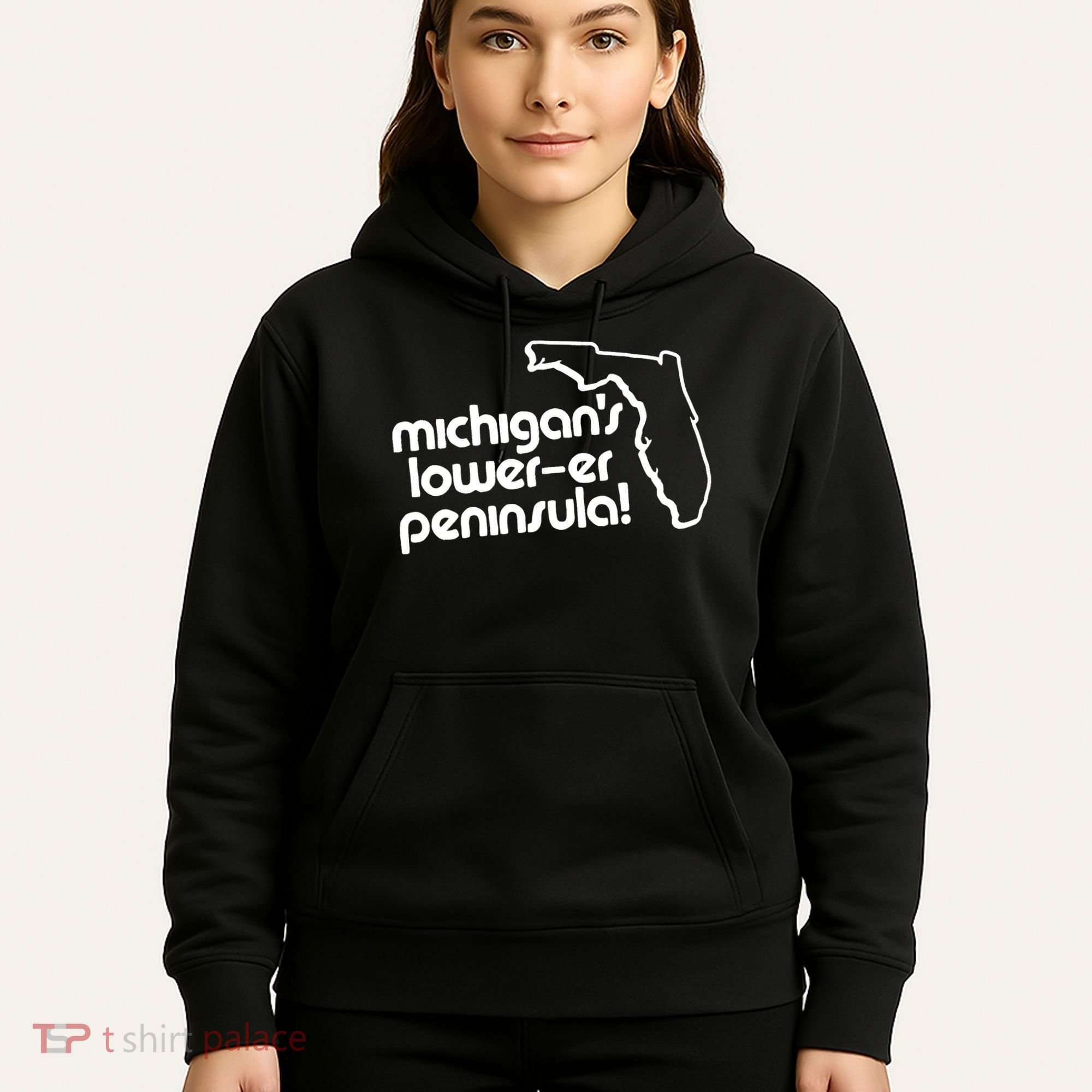 Michigans LowerEr Peninsula Apparel Hoodie