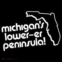 Michigans LowerEr Peninsula Apparel Mousepad thumb 1
