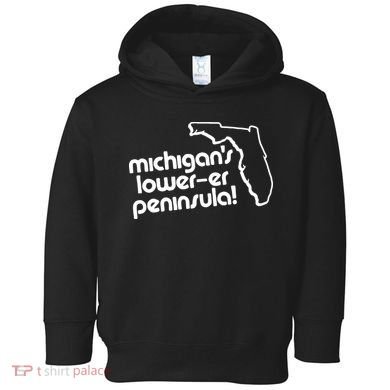 Michigans LowerEr Peninsula Apparel Toddler Hoodie