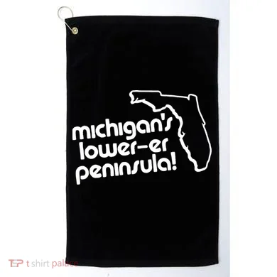 Michigans LowerEr Peninsula Apparel Golf Towel