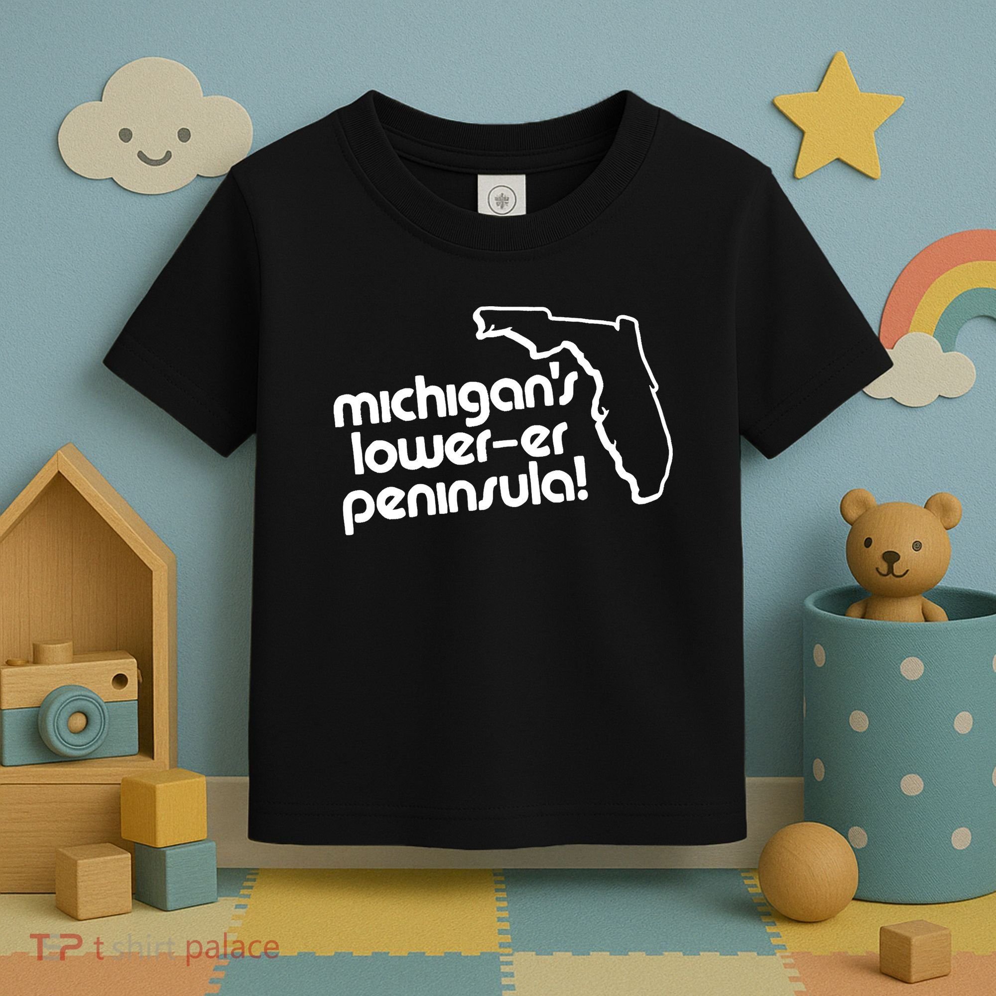 Michigans LowerEr Peninsula Apparel Toddler T-Shirt