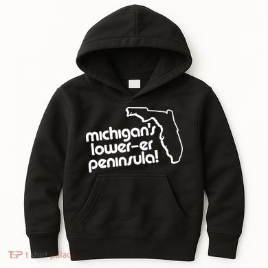 Michigans LowerEr Peninsula Apparel Kids Hoodie
