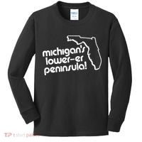 Michigans LowerEr Peninsula Apparel Kids Long Sleeve Shirt thumb 0