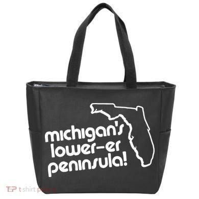 Michigans LowerEr Peninsula Apparel Tote Bag