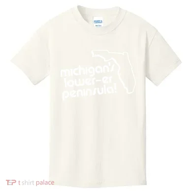 Michigans LowerEr Peninsula Apparel Kids T-Shirt