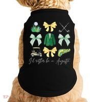 Master Let's Partee Golf Tournament Coquette Bow Doggie Tank thumb 0