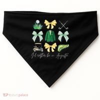 Master Let's Partee Golf Tournament Coquette Bow USA-Made Doggie Bandana thumb 0