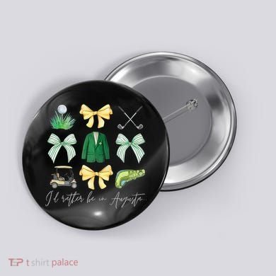 Master Let's Partee Golf Tournament Coquette Bow Button