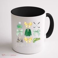 Master Let's Partee Golf Tournament Coquette Bow Coffee Mug thumb 1