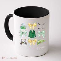 Master Let's Partee Golf Tournament Coquette Bow Coffee Mug thumb 0