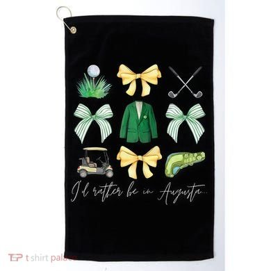 Master Let's Partee Golf Tournament Coquette Bow Golf Towel