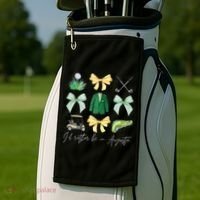 Master Let's Partee Golf Tournament Coquette Bow Golf Towel thumb 2