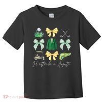 Master Let's Partee Golf Tournament Coquette Bow Toddler T-Shirt thumb 0