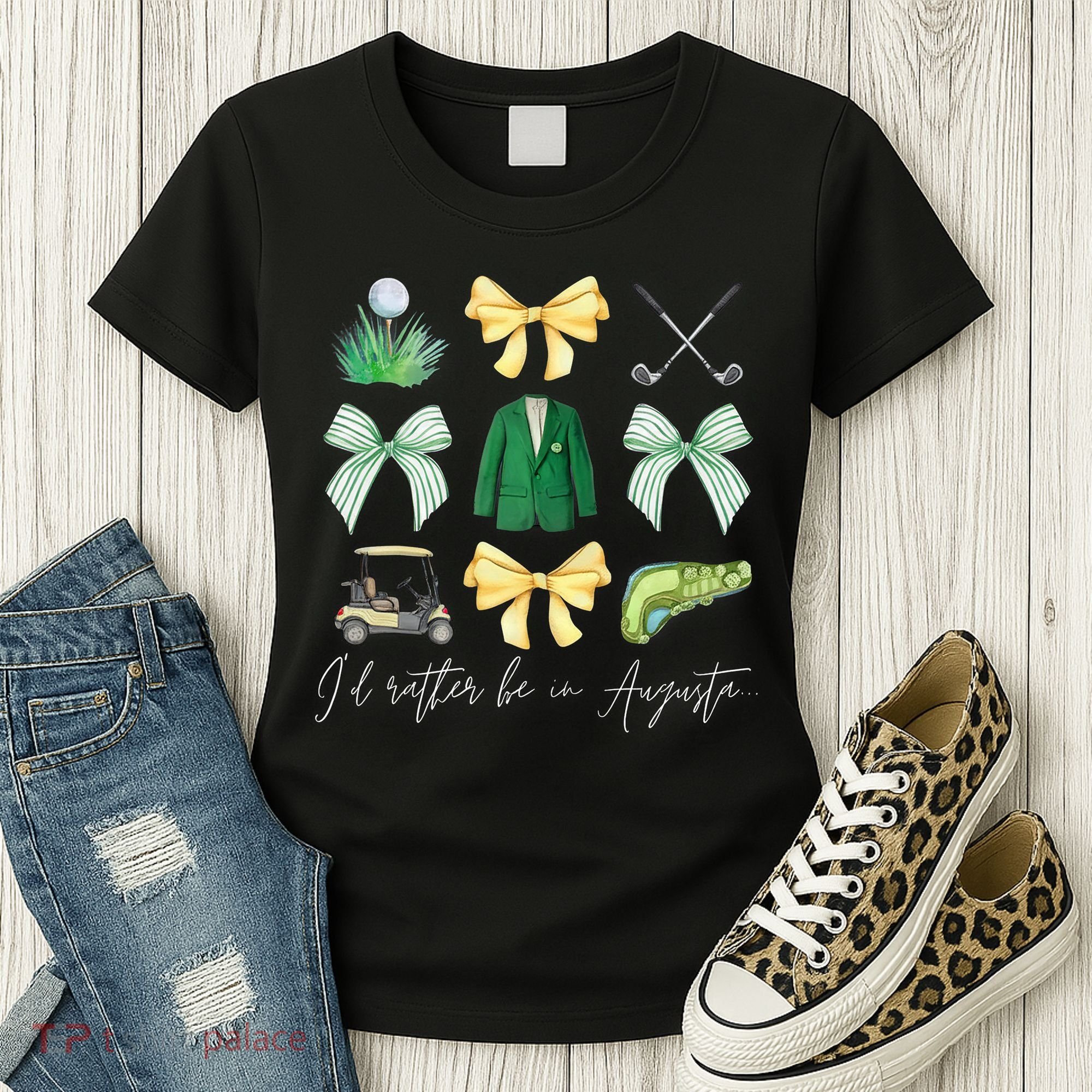 Master Let's Partee Golf Tournament Coquette Bow Women's T-Shirt
