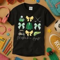 Master Let's Partee Golf Tournament Coquette Bow Kids T-Shirt thumb 3