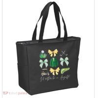 Master Let's Partee Golf Tournament Coquette Bow Tote Bag thumb 2