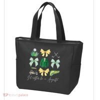 Master Let's Partee Golf Tournament Coquette Bow Tote Bag thumb 3