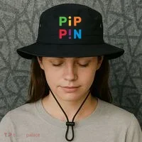 Macintosh Librarian Pip Pin Bucket Hat thumb 3