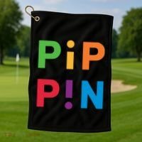 Macintosh Librarian Pip Pin Golf Towel thumb 1