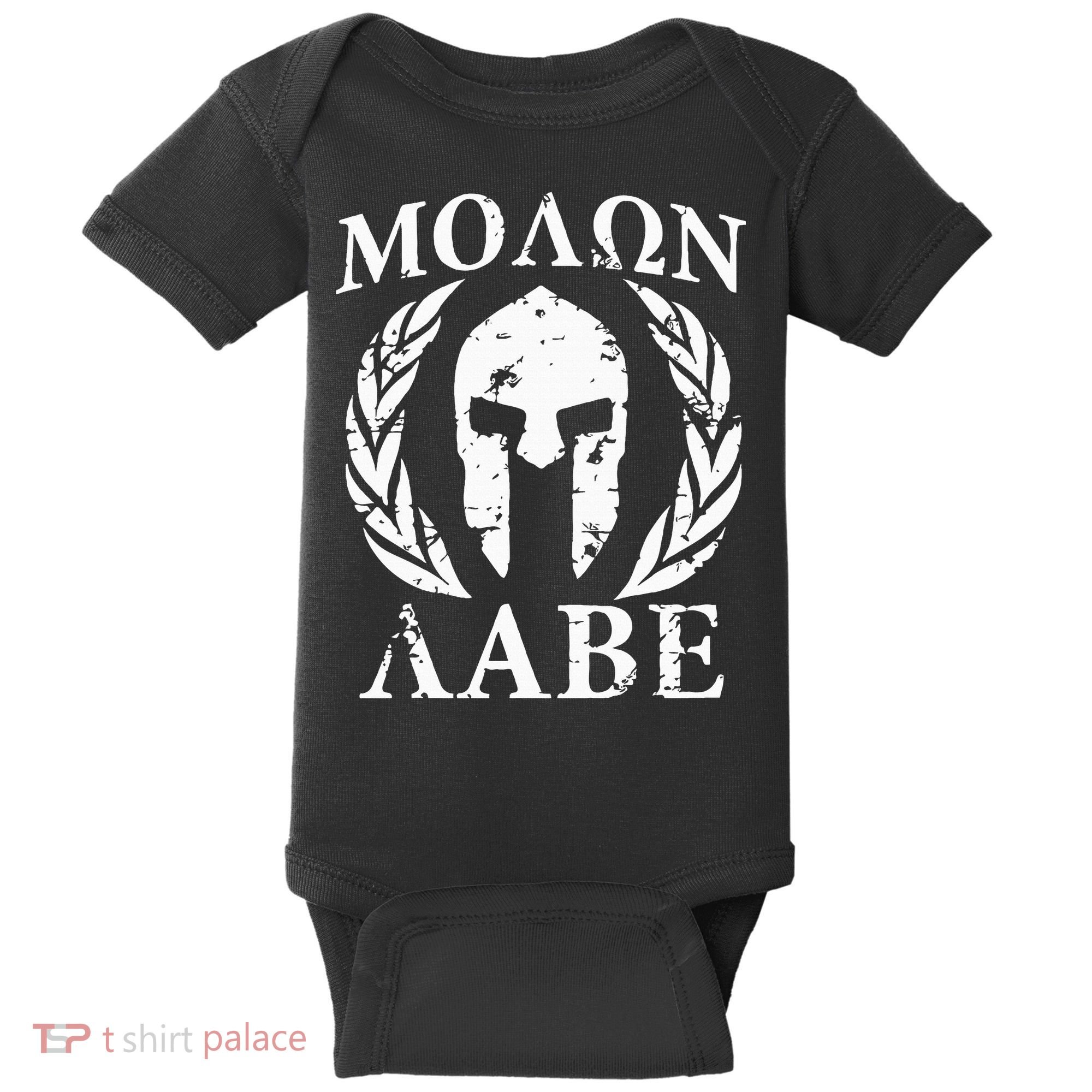 Molon Labe Patriotic Baby Bodysuit