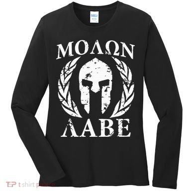 Molon Labe Patriotic Women's Long Sleeve Shirt