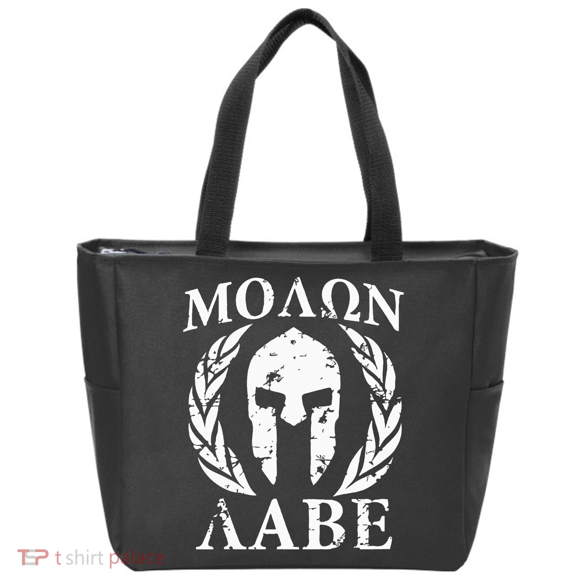 Molon Labe Patriotic Tote Bag