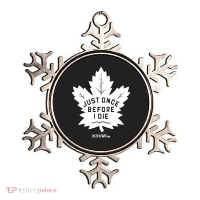 Maple Leafs &Quot;Just Once" Dark Ornament