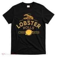 Maine Lobster Roll Vintage Distressed Sea Life T-Shirt thumb 0