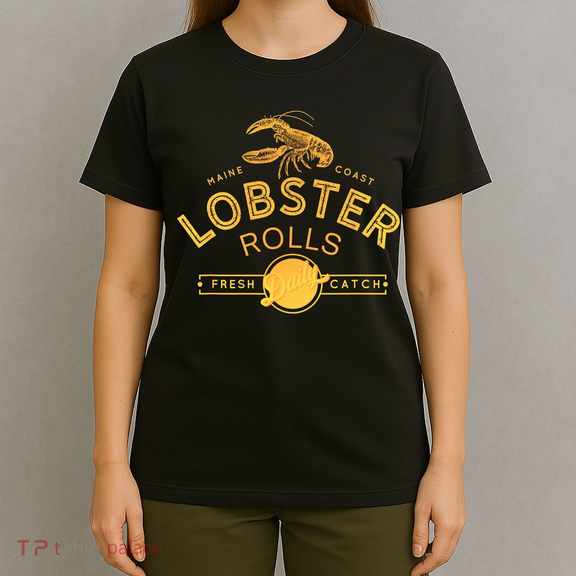 Maine Lobster Roll Vintage Distressed Sea Life T-Shirt
