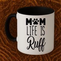 Mom Life Is Ruff Coffee Mug thumb 2