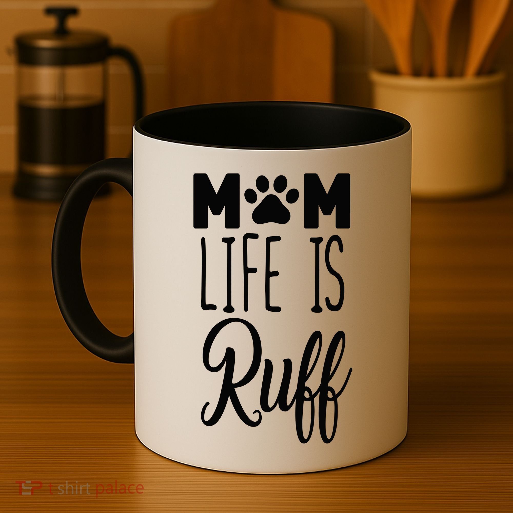 Mom Life Is Ruff Coffee Mug