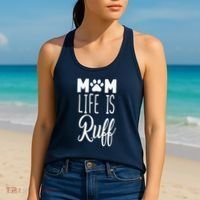 Mom Life Is Ruff Women's Tank Top thumb 2