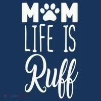 Mom Life Is Ruff Women's Long Sleeve Shirt thumb 2