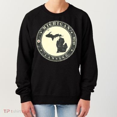 Michigan Lansing Retro Women's Sweatshirt