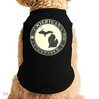 Michigan Lansing Retro Doggie Tank thumb 0