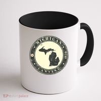 Michigan Lansing Retro Coffee Mug thumb 1