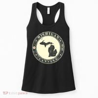 Michigan Lansing Retro Women's Tank Top thumb 0