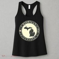 Michigan Lansing Retro Women's Tank Top thumb 3
