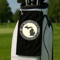 Michigan Lansing Retro Golf Towel thumb 2