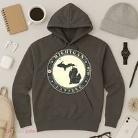 Michigan Lansing Retro Hoodie thumb 3