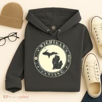 Michigan Lansing Retro Hoodie thumb 4