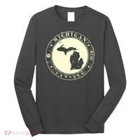 Michigan Lansing Retro Long Sleeve Shirt thumb 0